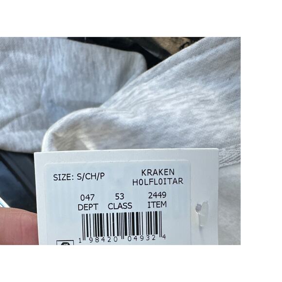 NHL Seattle Kraken L/S Cropped Colllared Sweatshirt Size Small New with tags - Picture 4 of 6